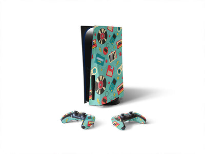 tamo-gotcha retro Sony PS5 DIY Skin