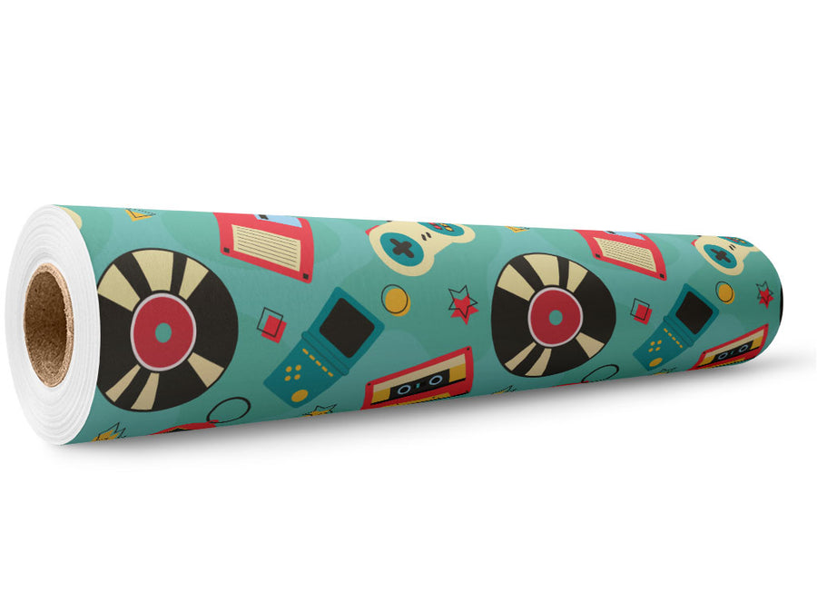 Tamo-Gotcha  Retro Wrap Film Wholesale Roll~Rwraps Series 914 Digitally Printed Vinyl Roll~5