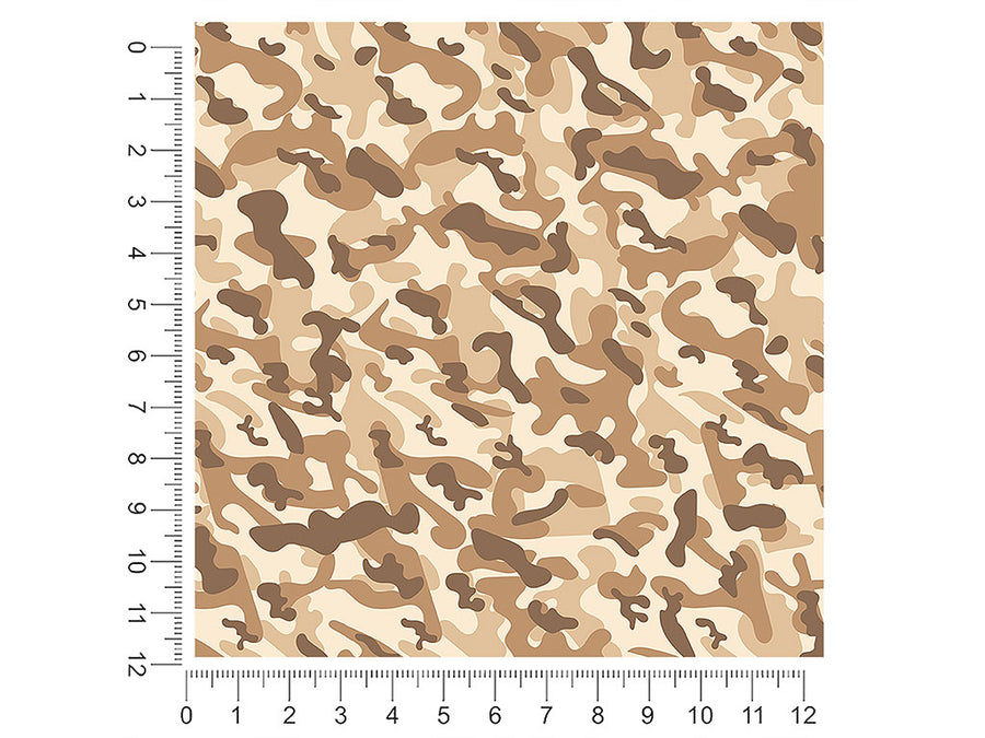 tan flecktarn camouflage 1ft x 1ft Craft Sheets