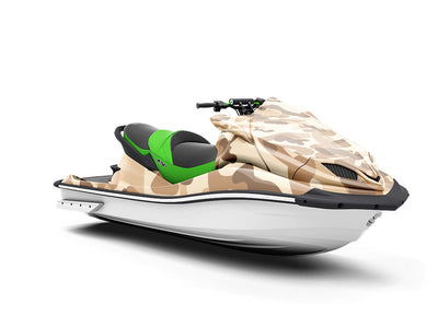 Tan Flecktarn Camouflage Jet Ski Vinyl Customized Wrap