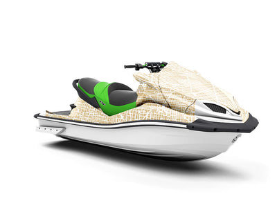 Tan Streets Cityscape Jet Ski Vinyl Customized Wrap