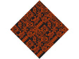 Tangelo Deco Mosaic Vinyl Wrap Pattern