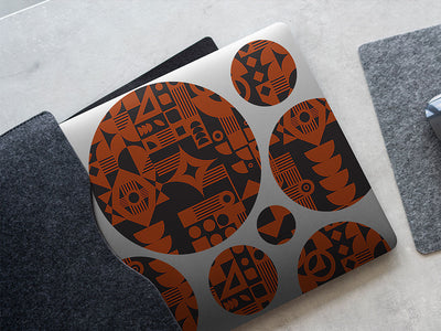 tangelo deco mosaic DIY Laptop Stickers