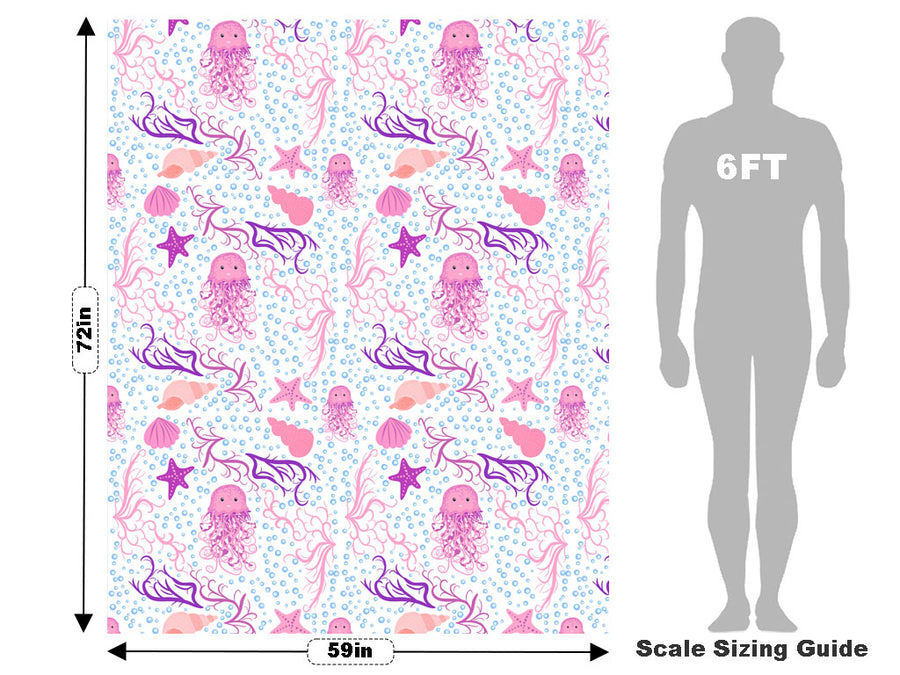 Tangled Tentacles Marine Life Vehicle Wrap Scale~Rwraps Series 914 Tangled Tentacles Marine Life Measurements~1