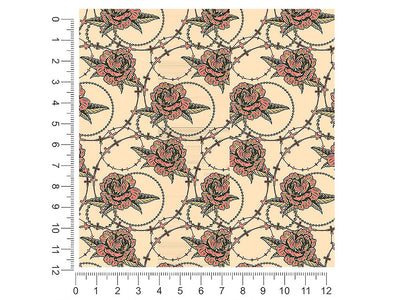 tangled up floral 1ft x 1ft Craft Sheets