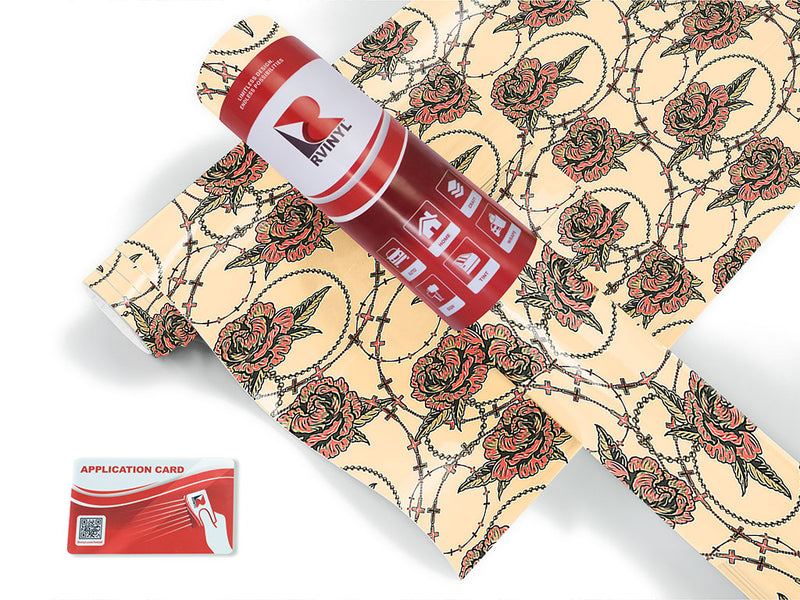 tangled up floral Craft Vinyl Roll