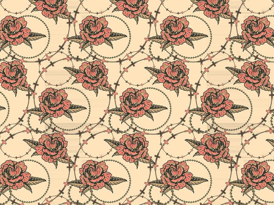 Tangled Up Floral Vinyl Wrap Pattern~Rwraps Series 914 Digitally Printed Vinyl Wrap~0