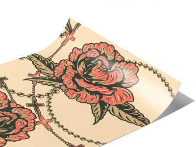 Tangled Up Floral Vinyl Wraps~Rwraps Series 914 Digitally Printed Vinyl Wrap~0