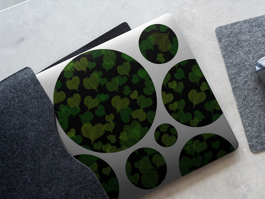 tangled up heart DIY Laptop Stickers