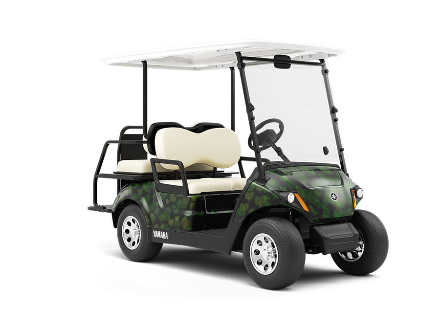 Tangled Up Heart Wrapped Golf Cart