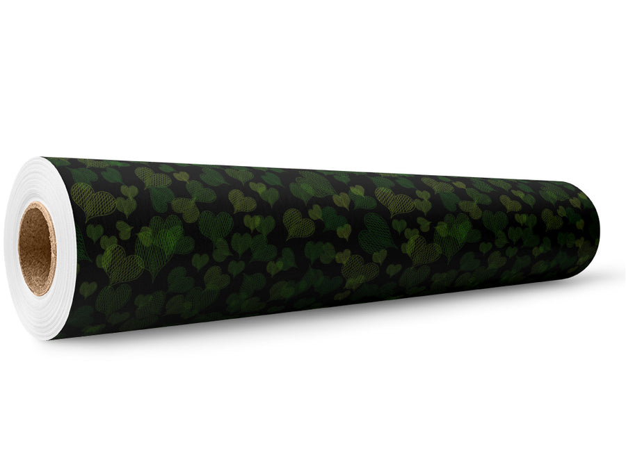 Tangled Up Heart Wrap Film Wholesale Roll~Rwraps Series 914 Digitally Printed Vinyl Roll~5