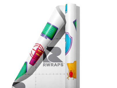 Targeted Attack Technology Wrap Film Sheets~Rwraps Series 914 Targeted Attack Technology Scrolled Sheet~4