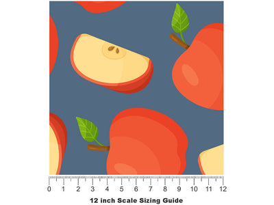 Tart Envy Fruit Vinyl Film Pattern Size 12 inch Scale~Rwraps Tart Envy Fruit Sizing Chart~2
