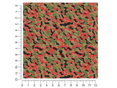 tart green camouflage 1ft x 1ft Craft Sheets