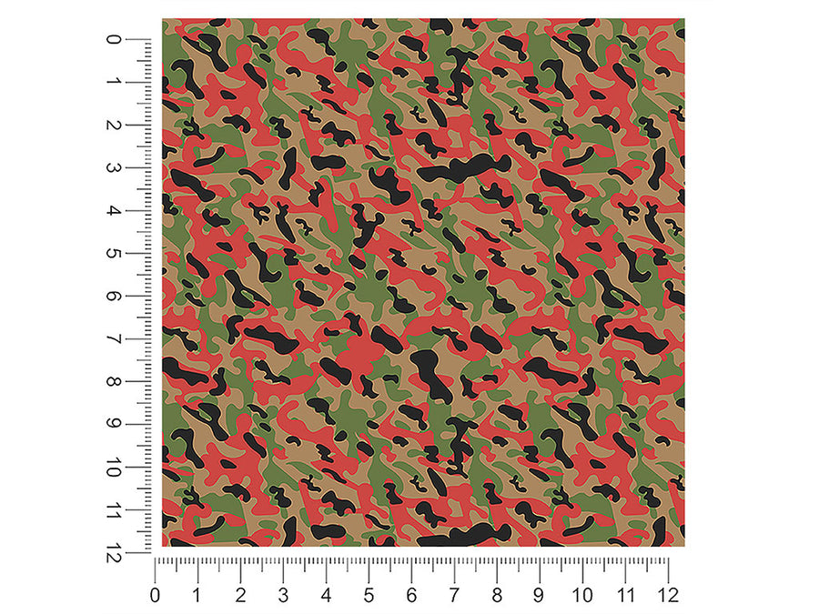 tart green camouflage 1ft x 1ft Craft Sheets