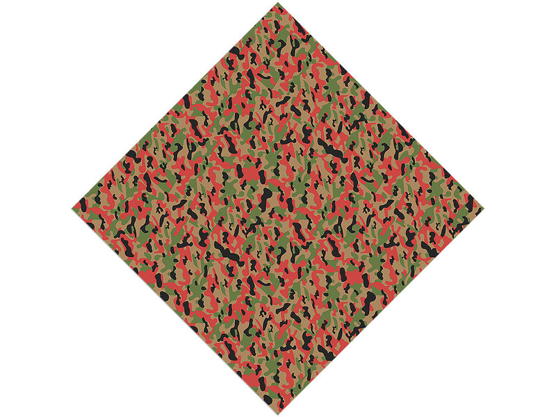 Tart Green Camouflage Vinyl Wrap Pattern