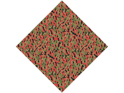 Tart Green Camouflage Vinyl Wrap Pattern