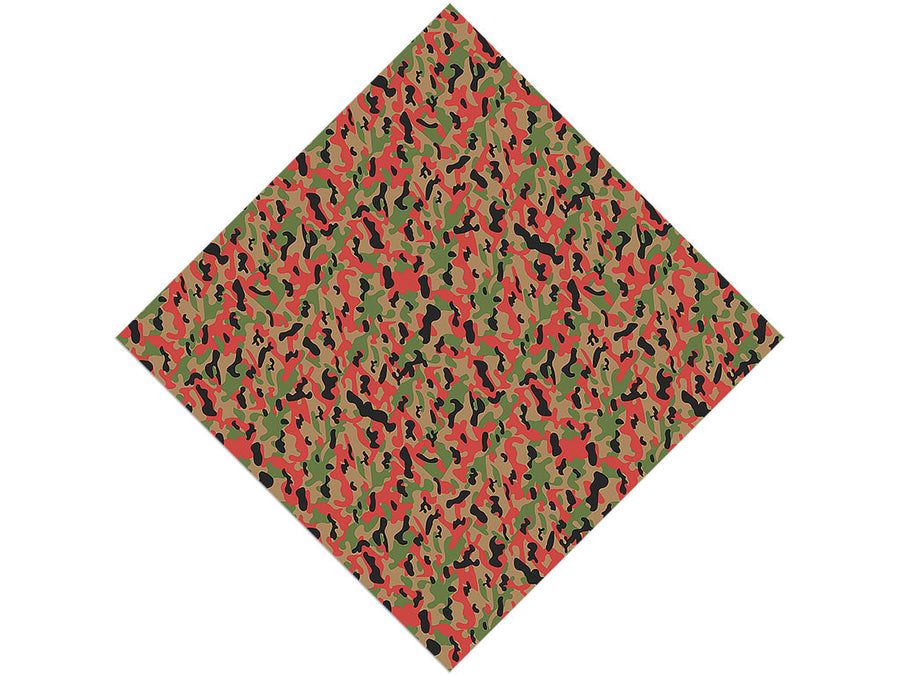 Tart Green Camouflage Vinyl Wrap Pattern