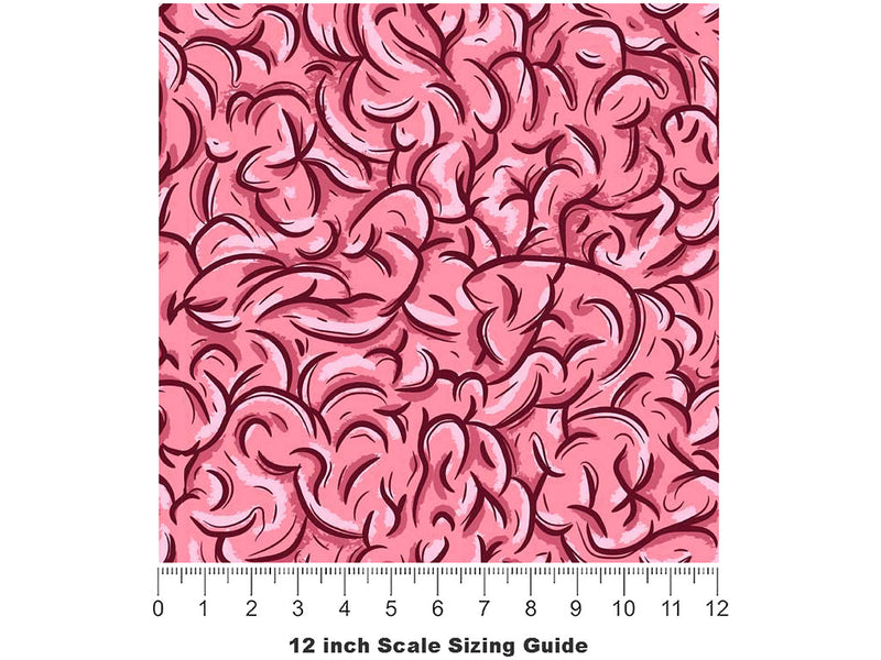 Tasty Treat Zombie Vinyl Film Pattern Size 12 inch Scale~Rwraps Tasty Treat Zombie Sizing Chart~2