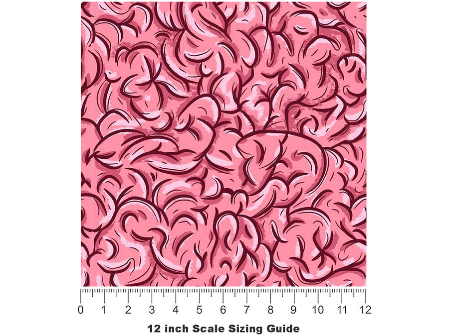 Tasty Treat Zombie Vinyl Film Pattern Size 12 inch Scale~Rwraps Tasty Treat Zombie Sizing Chart~2
