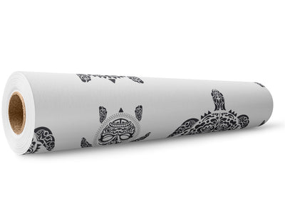 Tattooed Shells Marine Life Wrap Film Wholesale Roll~Rwraps Series 914 Digitally Printed Vinyl Roll~5