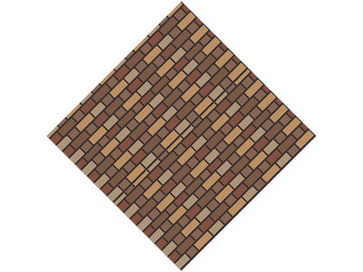 Taupe  Brick Vinyl Wrap Pattern