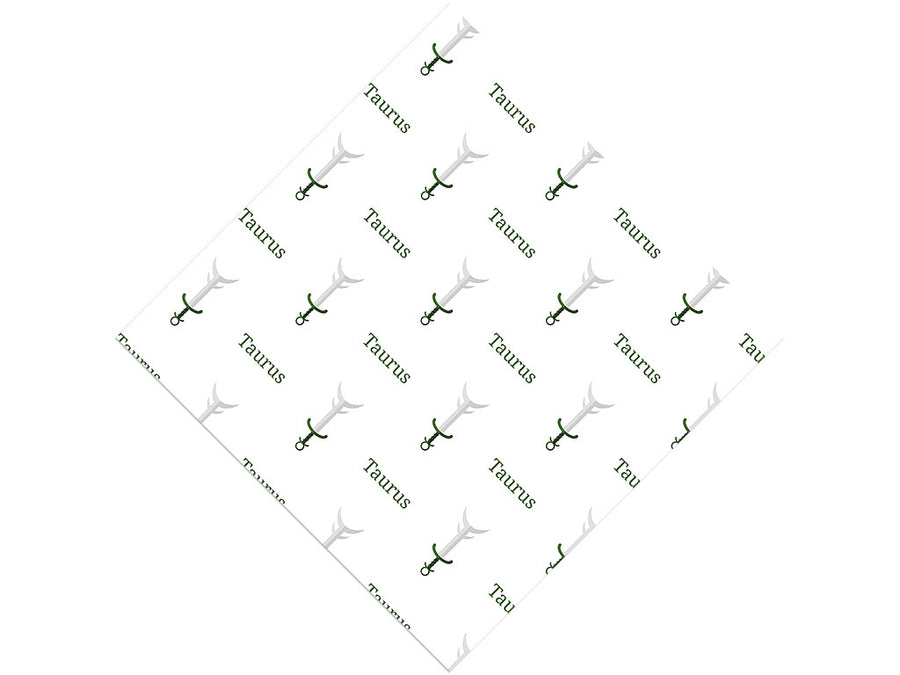 Taurus Swords Astrology Vinyl Wrap Pattern