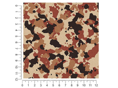 tawny multicam camouflage 1ft x 1ft Craft Sheets