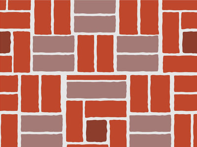 Tawny Red Brick Vinyl Wrap Pattern~Rwraps Series 914 Digitally Printed Vinyl Wrap~0