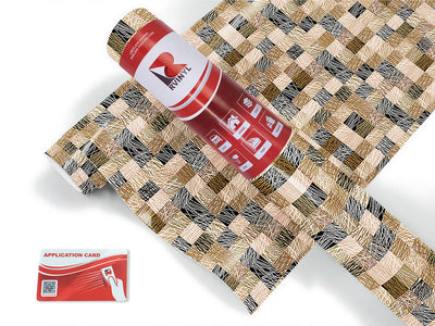 tawny strings mosaic Craft Vinyl Roll