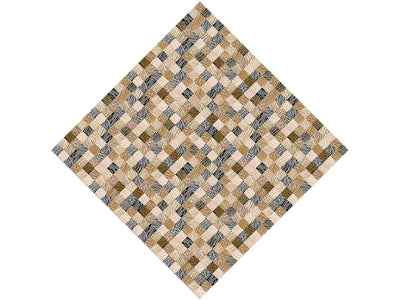 Tawny Strings Mosaic Vinyl Wrap Pattern