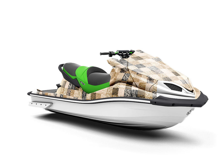 Tawny Strings Mosaic Jet Ski Vinyl Customized Wrap