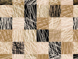 Tawny Strings Mosaic Vinyl Wrap Pattern~Rwraps Series 914 Digitally Printed Vinyl Wrap~0