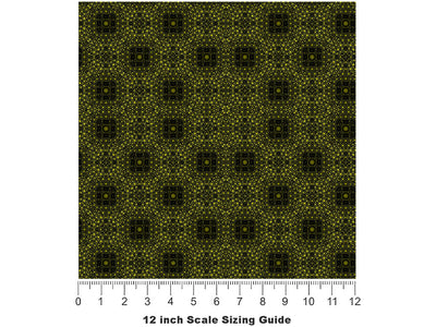 Taxi Please Mosaic Vinyl Film Pattern Size 12 inch Scale~Rwraps Taxi Please Mosaic Sizing Chart~2