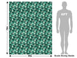 Teal Calvaria Halloween Vehicle Wrap Scale~Rwraps Series 914 Teal Calvaria Halloween Measurements~1
