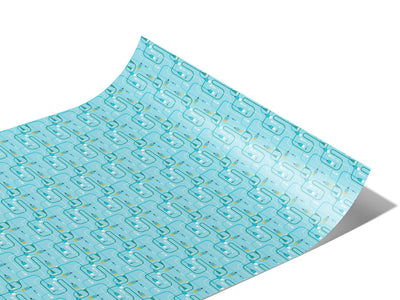 Teal Cords Technology Vinyl Wraps~Rwraps Series 914 Digitally Printed Vinyl Wrap~1
