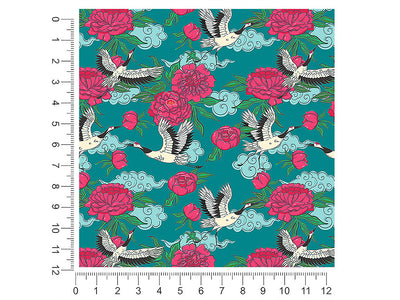 teal flight bird 1ft x 1ft Craft Sheets