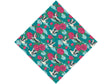 Teal Flight Birds Vinyl Wrap Pattern