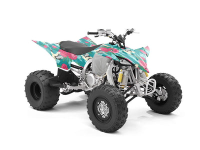Teal Flight Birds ATV Wrapping Vinyl
