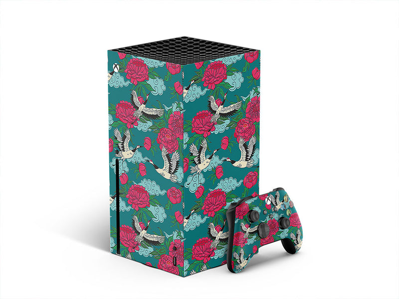 teal flight bird XBOX DIY Decal