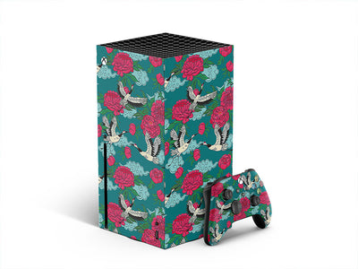 teal flight bird XBOX DIY Decal