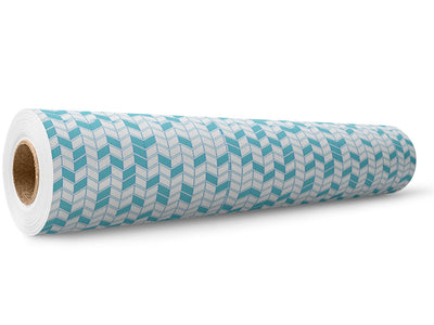 Teal  Brick Wrap Film Wholesale Roll~Rwraps Series 914 Digitally Printed Vinyl Roll~5