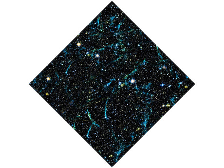Teal Sea Science Fiction Vinyl Wrap Pattern