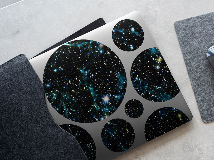 teal sea science fiction DIY Laptop Stickers