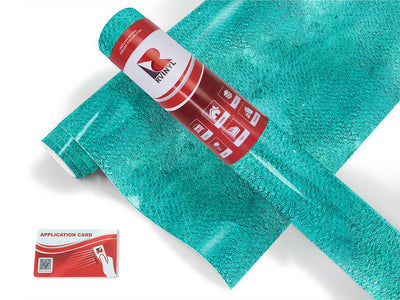 teal tang watercolor Craft Vinyl Roll