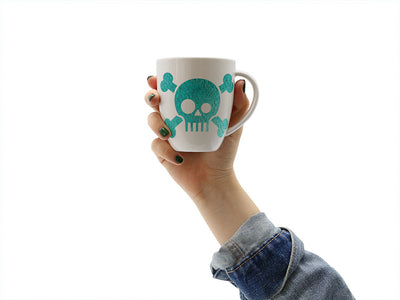 teal tang watercolor DIY Vinyl Decals