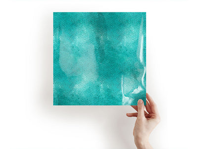 teal tang watercolor Craft Sheets