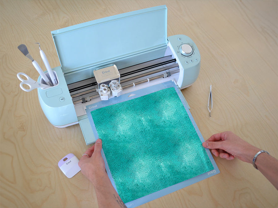 teal tang watercolor Cricut Compatible Vinyl