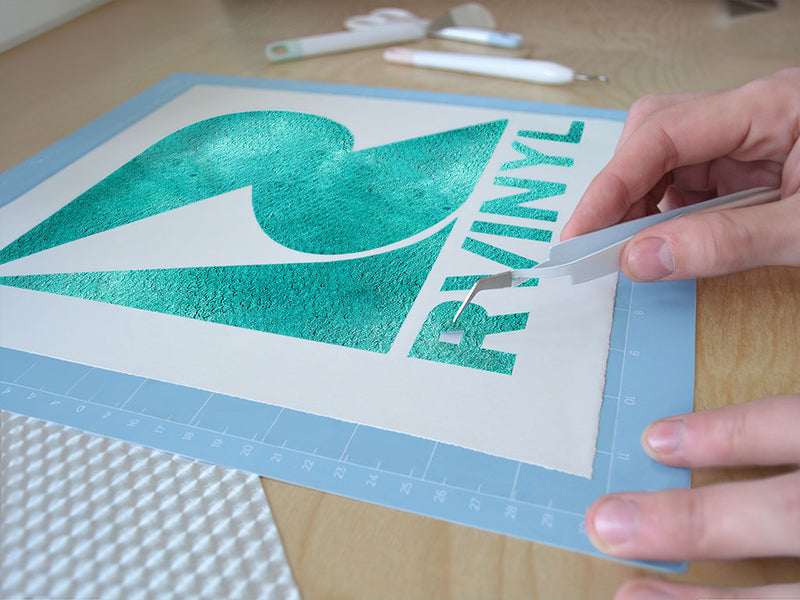 teal tang watercolor Easy Weed Craft Vinyl