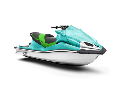 Teal Tang Watercolor Jet Ski Vinyl Customized Wrap